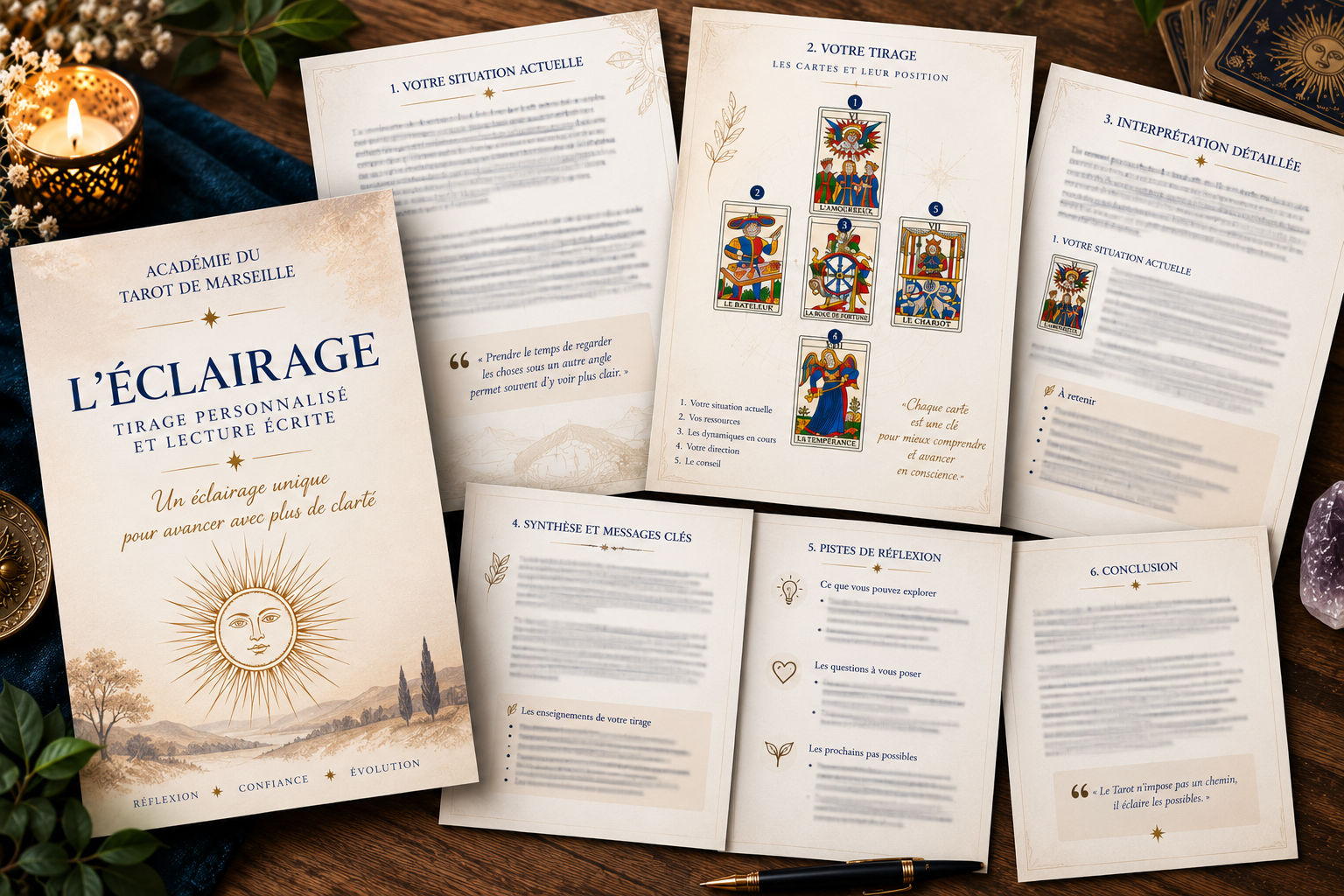 L’Éclairage - Tirage personnalisé & lecture écrite – Image 2